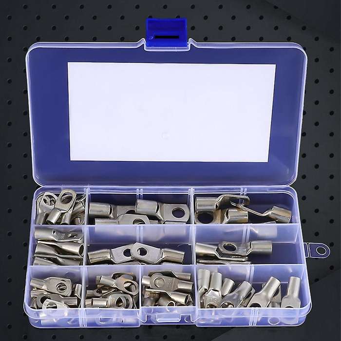 100 Pieces Of Various Heavy Metal Wire Lug Battery Cables Tin Copper