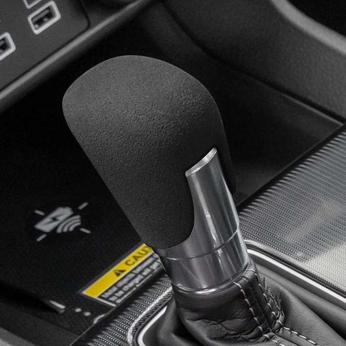 Car Gear Shift Head Knob Trim Cover Sticker Red