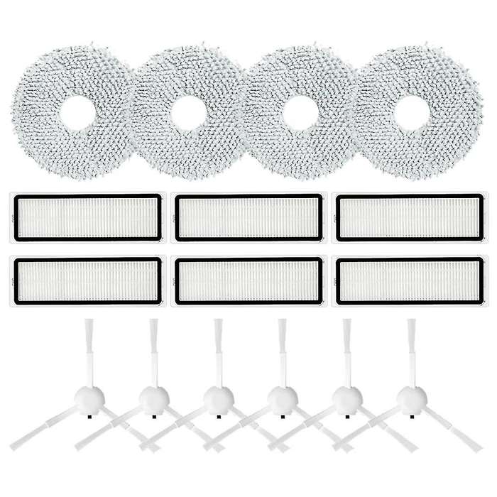 3-in-1 Hepa Filter Mop Cloth Rag Kit Replacement Washable Rag