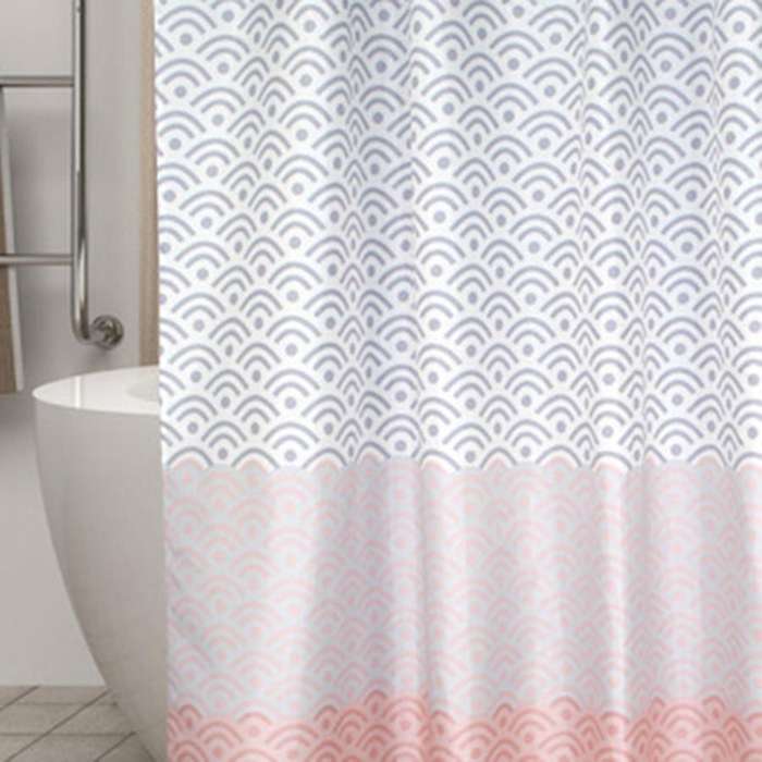 200 X 200cm Nordic Home Bathroom Shower Curtain Waterproof 12 Hooks
