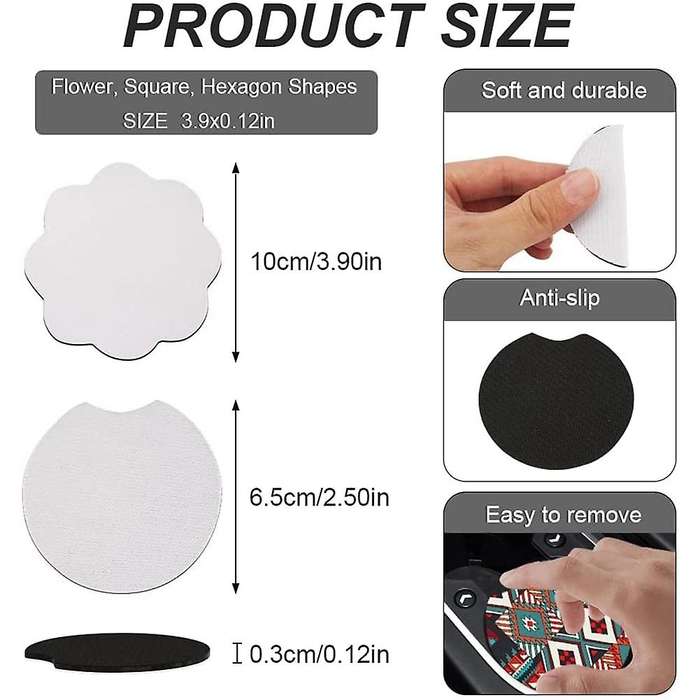 Sublimation Blank Coasters,sublimation Heat Transfer Coaster Craft