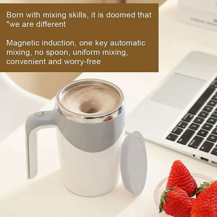 Temperature Difference Coffee Mixing Cup Blender Smart Mixer Brown