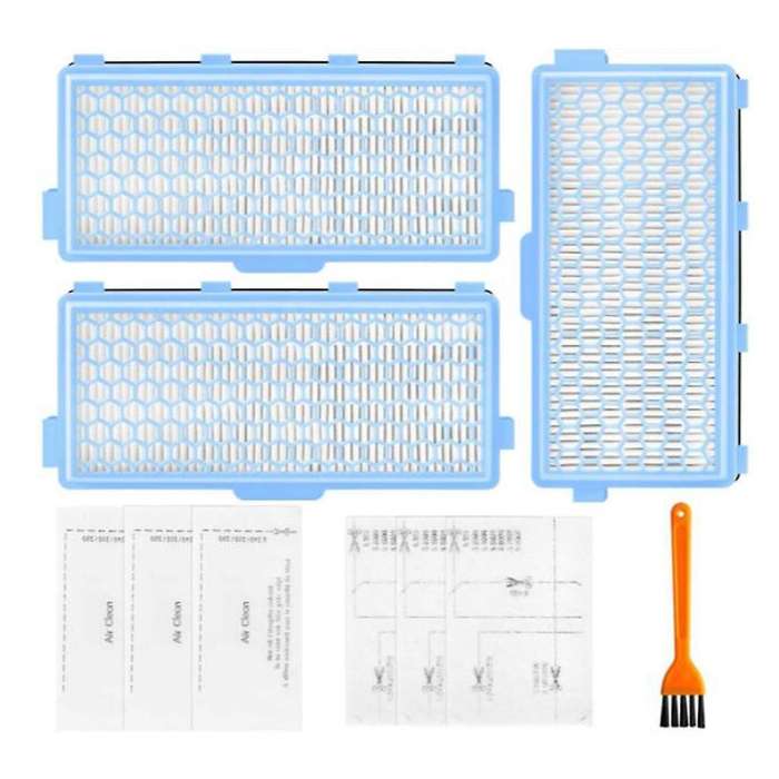 3 Hepa Filters for Miele Vacuum Cleaner Compact C2&c1,sf-ha 50,s4000