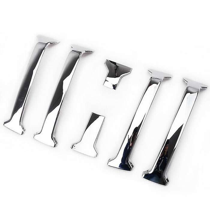 Front Bumper Grille Strips Bumper Protector Trims for Toyota Chrome
