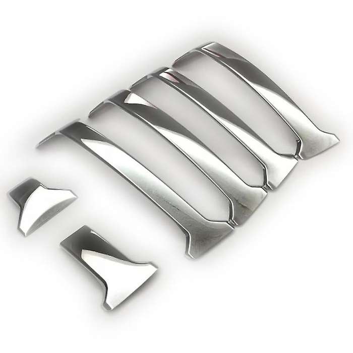 Front Bumper Grille Strips Bumper Protector Trims for Toyota Chrome