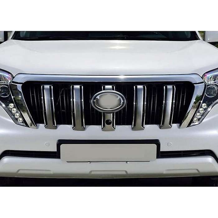 Front Bumper Grille Strips Bumper Protector Trims for Toyota Chrome