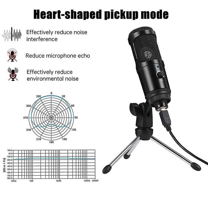Condenser Microphone,for Recording,voice Over,streaming,home Studio