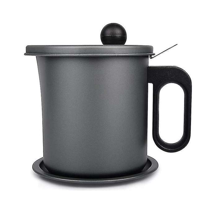 Bacon Grease Container with Strainer, for Kitchen Counter