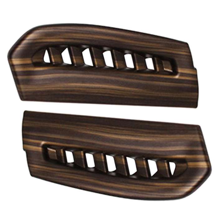 2pcs Grain Full-set Interior, Front Side Air Vent for 18-21 Camry