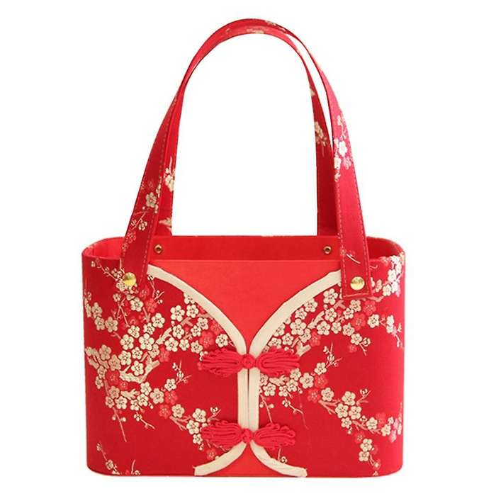 New Year's Blessing Bucket Hug Flower Box Style New Year Bucket C