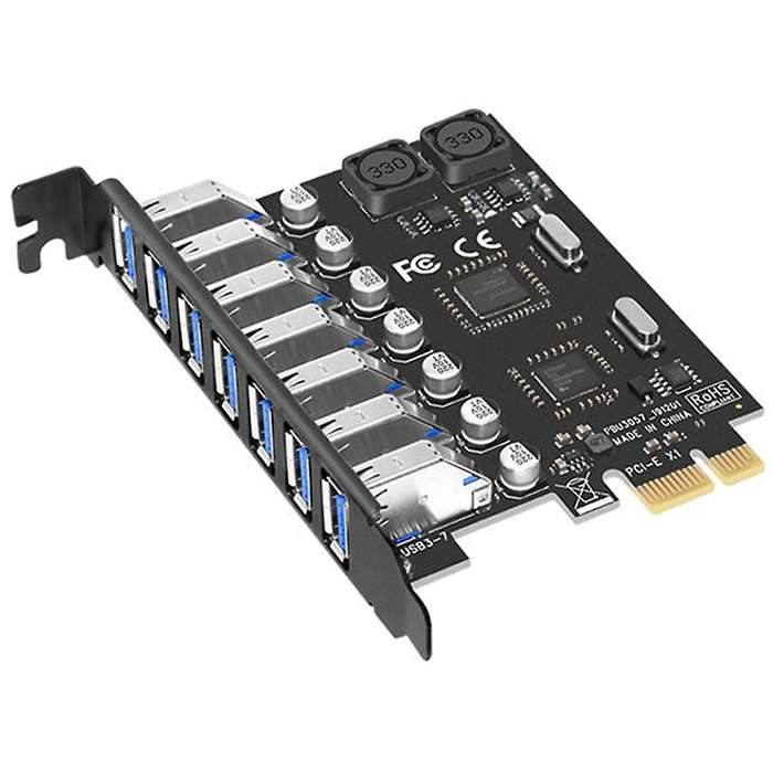 Usb 3.0 Pci-e Expansion Card Adapter for Desktop Computers (2-pack)