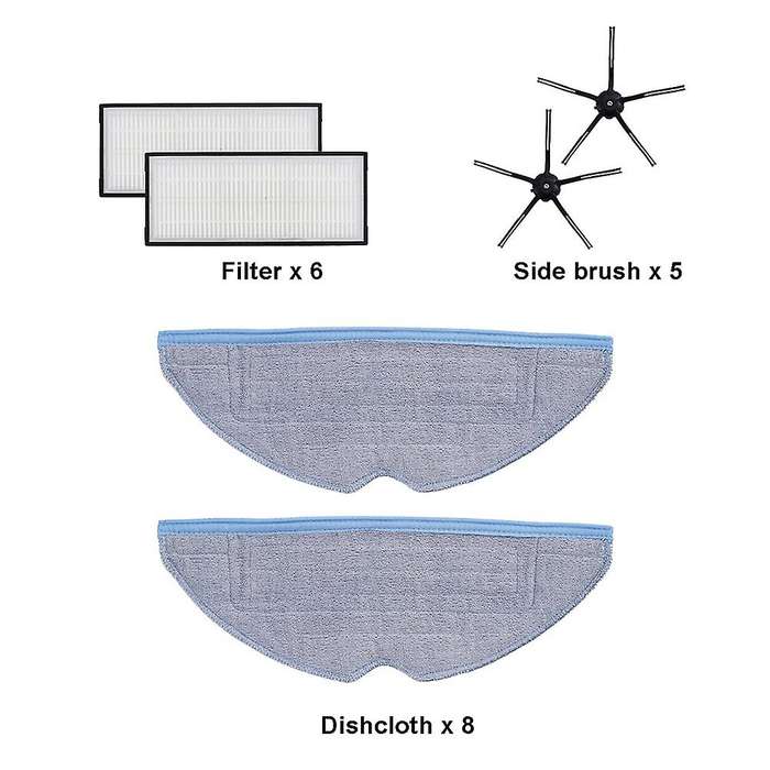 Replacement Parts Side Brush Hepa Filter