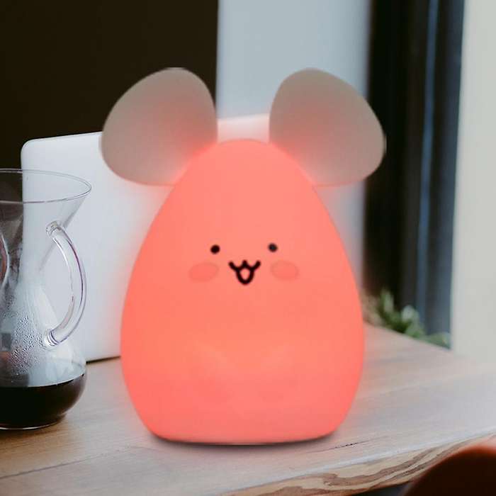Baby Night Light Cute Mouse Colour Changing Led Silicone Lights