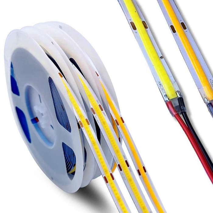 384 Led 24v Cob Led Strip Light 4000k Nature White for Bedroom Home