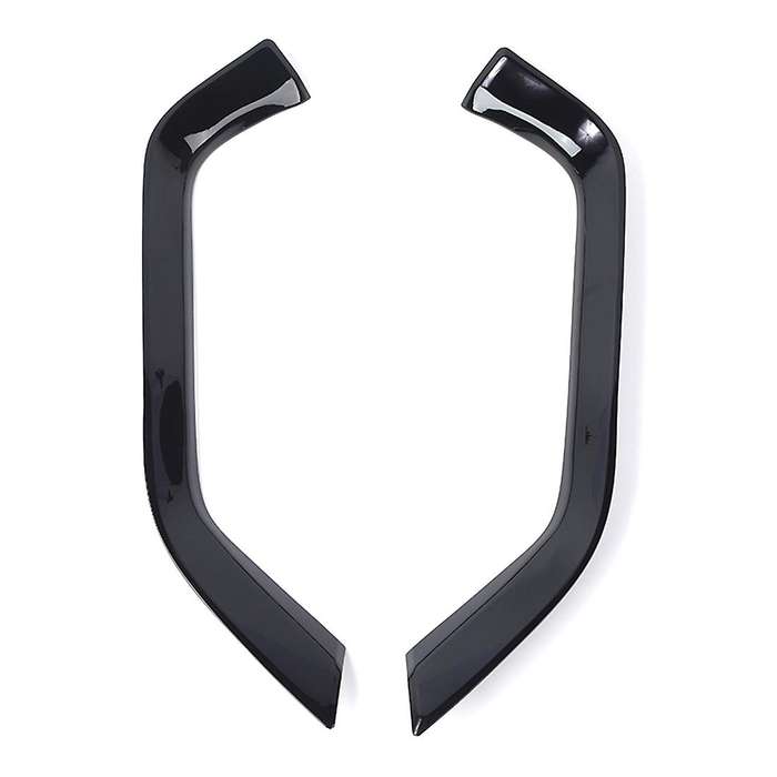 Front Fog Light Lamp Eyebrow Trim Cover Sticker Black