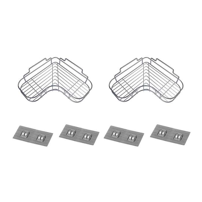 2 Pack Shower Corner Bathroom Hanging Shelf, for Bathroom Kitchen