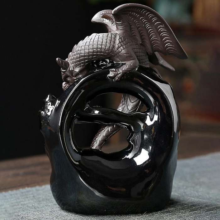 Dragon Zen Decor Waterfall Incense Holder Incense Meditation Backflow