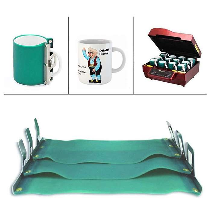 4pcs Silicone Mug Wrap for Sublimation Mugs 11oz Mug Wraps for Oven