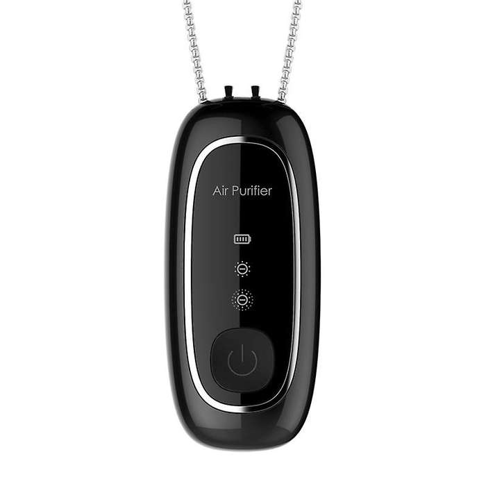 160 Million Negative Ion Purifier Personal Wearable Portable Black