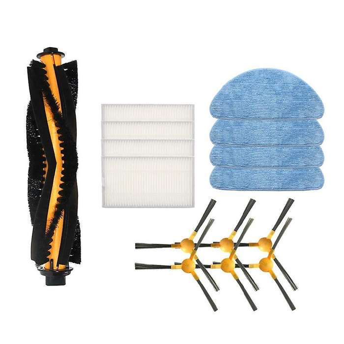 Mop Cloths Filter Main Side Brushes for Pursangnick Sweeper 800t/820s