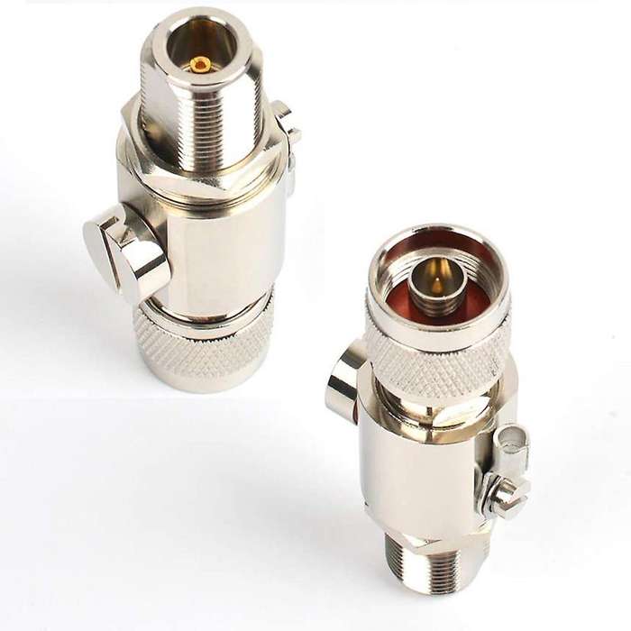 N Coaxial Light Arrestor Surge Protector for Ham Cb Radio Wlan Wifi