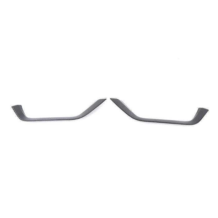 Front Fog Light Lamp Eyebrow Trim Cover Sticker Carbon Fiber