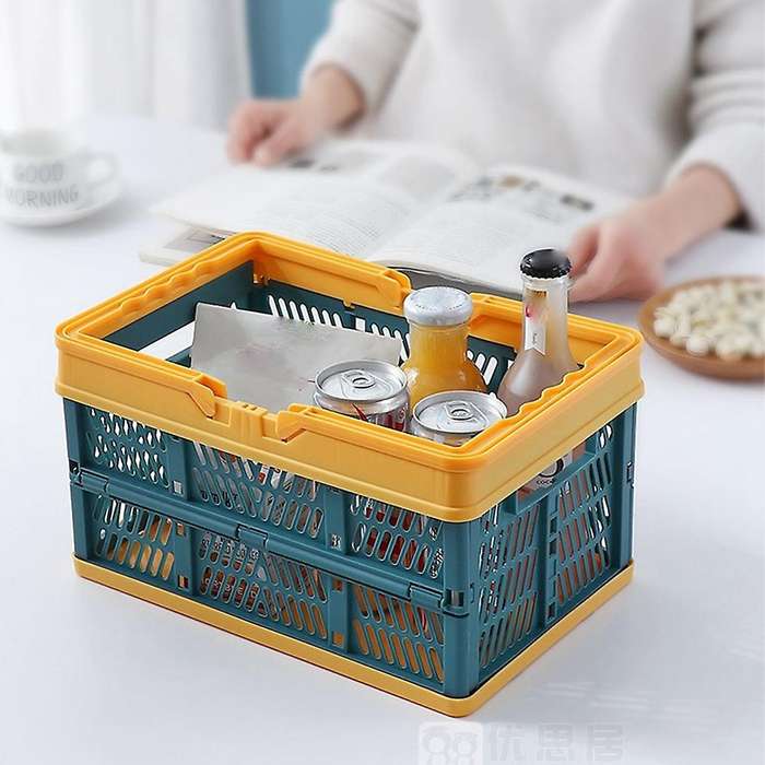 Collapsible Shopping Baskets Storage Containers Grocery Storage Bins
