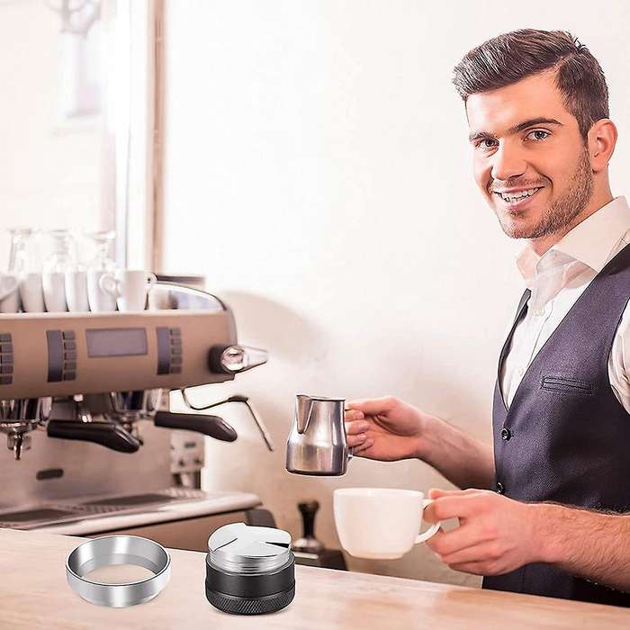 53mm Coffee Distributor and Tamper,distribution with Dosing Ring