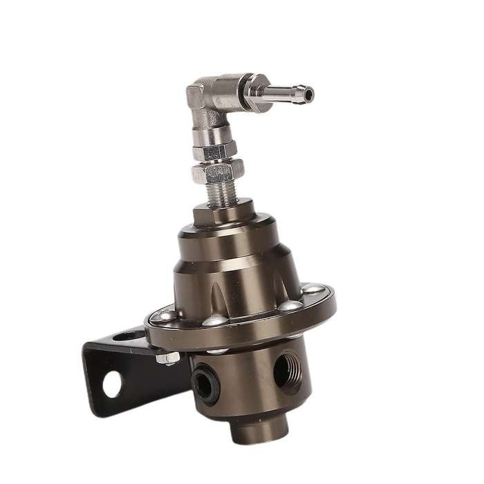 Car Fuel Pressure Gauge Adjustable Fuel Pressure Regulator Titanium