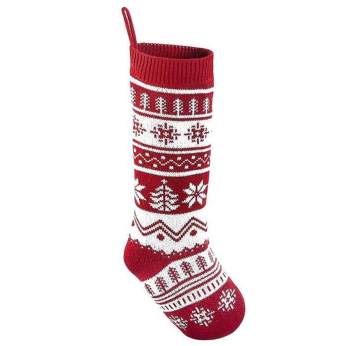 Christmas Decor Large Stockings Santa Fabric Gift Stocking