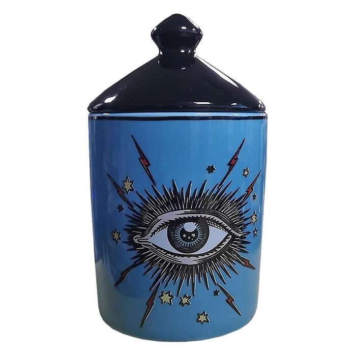 Eye Starry Sky Incense Candle Holder, Ceramic Candle Jar,home Decor 1