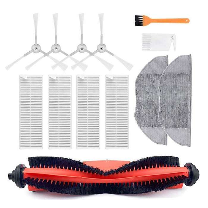 Side Brush Filter Main Brush Roller Brush Cleaning