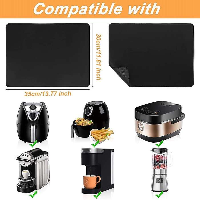 3 Pack Air Fryer Sliding Mats,heat Resident Slide Mats