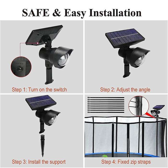 Trampoline Lights-led Lights Solar Powered for Trampoline Accessories