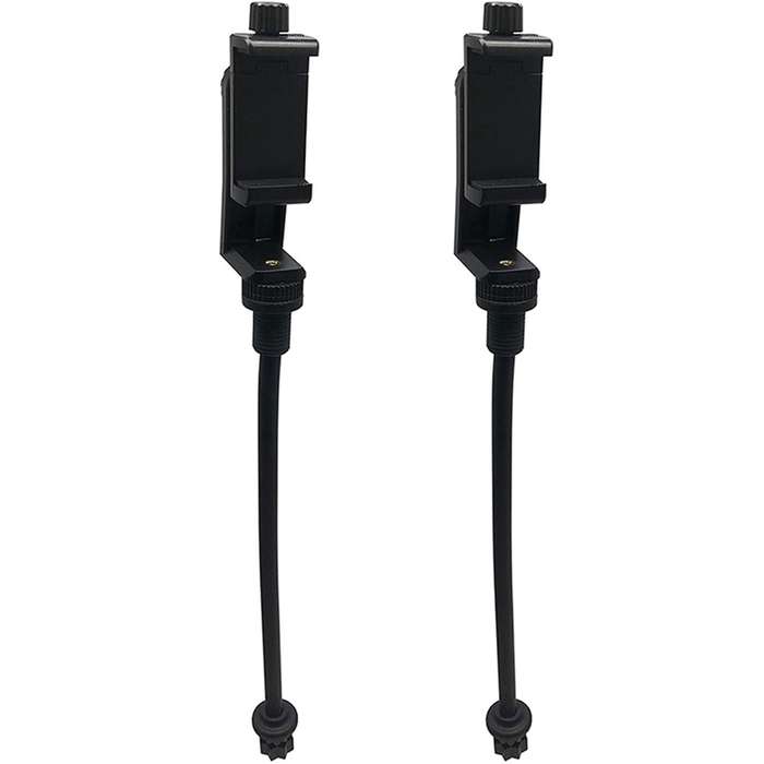 2x Kayak Cell Phone Holders with Flexible Long Arm for Phone On Kayak