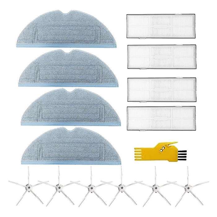 For Roborock S7 T7s T7 Plus Robot Vacuum, Side Brush Filter Mop Pads