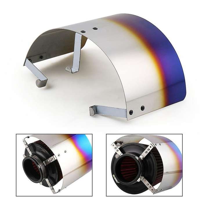 Protective Air Intake Heat Shield Wrap, Heat-insulation(neo Chrome)