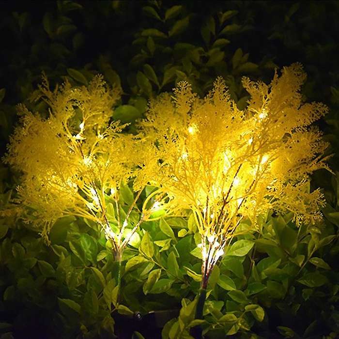 2pcs Solar Flower Gift Solar Flower Lights for Flower Bed Lawm Yard A