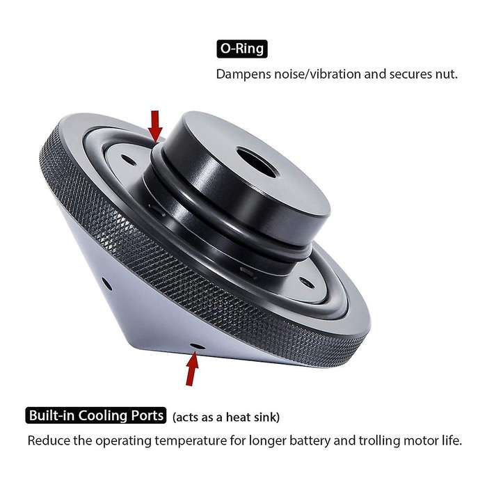 Eliminator Trolling Motor Prop Nut Gfel-mk-bk-dp for Minnkota 80