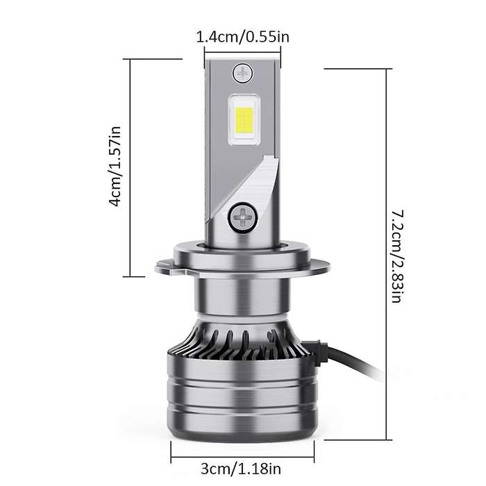 Led Headlight Bulbs, 28w 3000 Lumens Bright Led Headlights (h7)