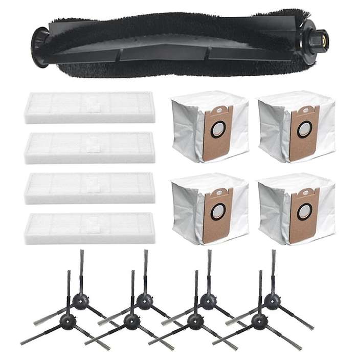 Replacement Rolling Side Brushes Filters Dust Bags for Viomi S9