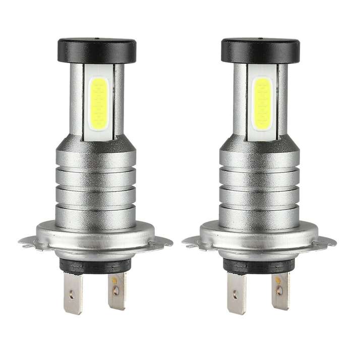 4pcs Mini H7 + H7 Combo Led Headlight Kit Bulbs High Low Beam