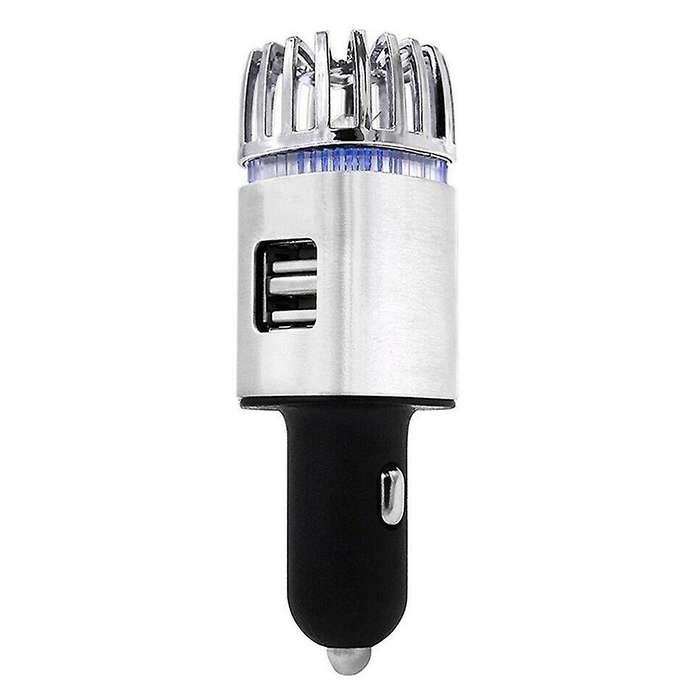 2 In 1 Car 2 Usb Fresh Air Ionic Purifier Oxygen Bar Ozone Ionizer