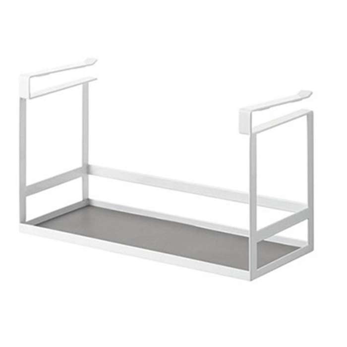 Under-shelf Spice Cabinet Hanger Shelf Seasoning Bottle Holder White