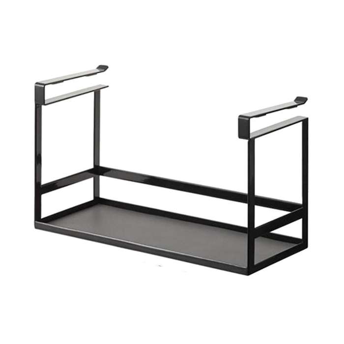 Under-shelf Spice Cabinet Hanger Shelf Seasoning Bottle Holder Black