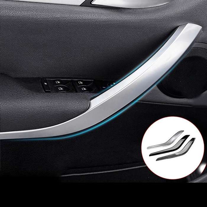 For -bmw X1 E84 Car Interior Panel Handle Bar Pull Trim Cover Silver