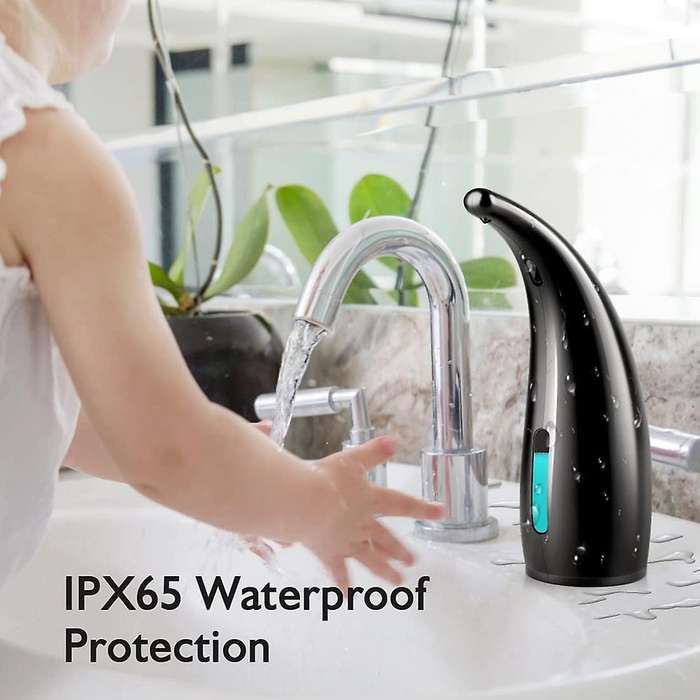 Automatic Soap Dispenser 300ml, Ip67 Waterproof for Kitchen Bathroom