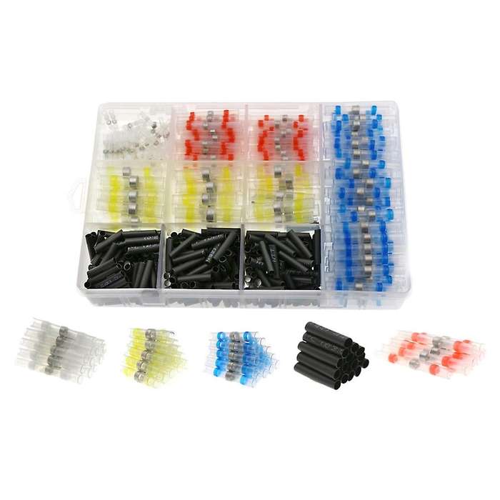 800pcs Solder Ring Set Boxed with Black Heat Shrink Tube