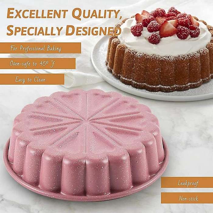 Cake Pan, Non-stick Coating, Aluminium Charlotte Cake Mold B 28cm