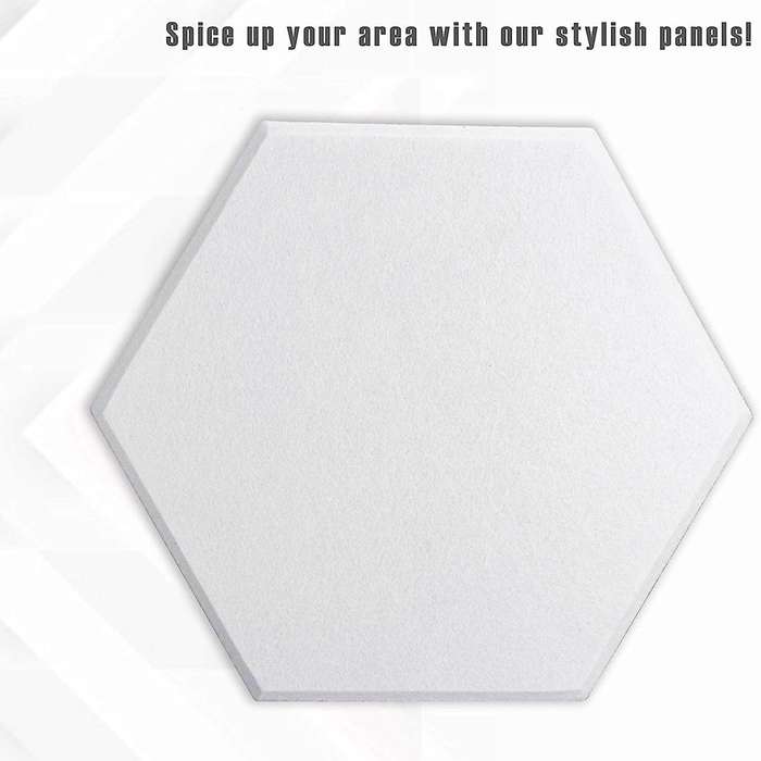 16 Pcs Hexagon Acoustic Panels Padding Sound Dampening Panels